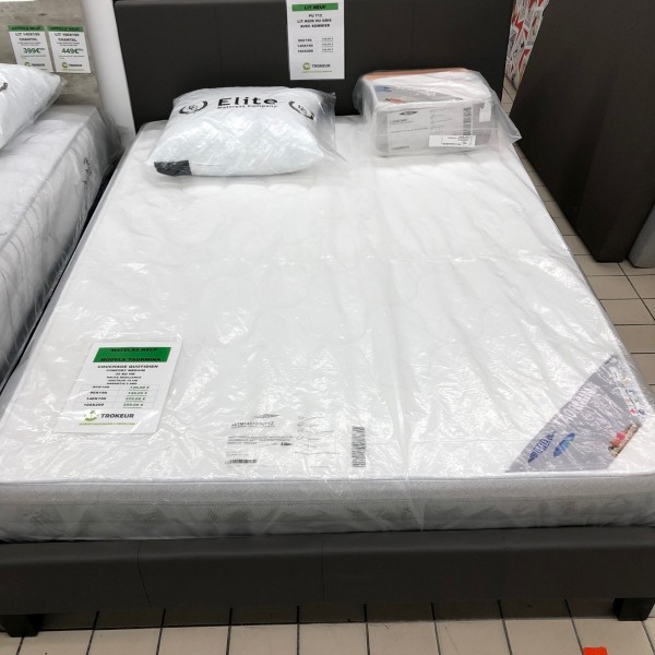 Lit PU 712 AVEC SOMMIER 140x190 149€ TTC emporté 160x200 199€ TTC emporté (Disponibilité immédiate en magasin) VENDU SANS MATELAS